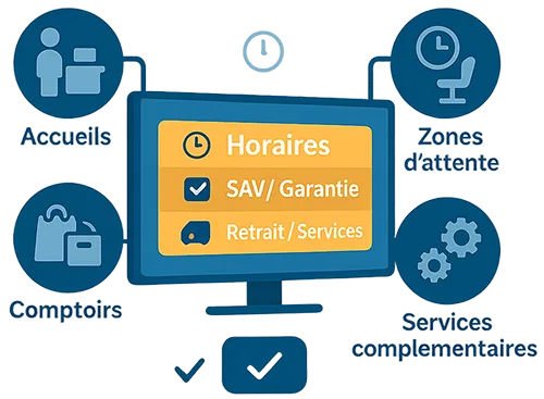 contenus affichage dynamique