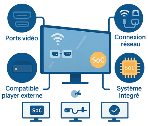 5.Connectivité écrans affichage dynamique